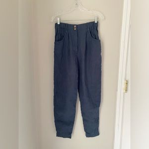 Notperfectlinen Dammes in Indigo, S/M